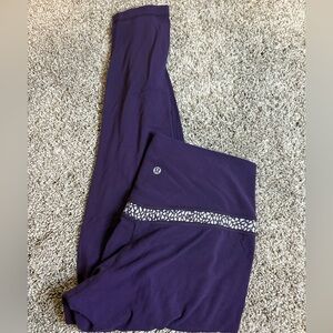 lululemon align leggings purple size 8
